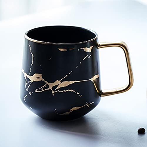 Xdynjynl Modern 11,83oz/350 ml caneca de porcelana com tampa, cofre de café adulto copo de chá de leite copos de leite copos bebendo