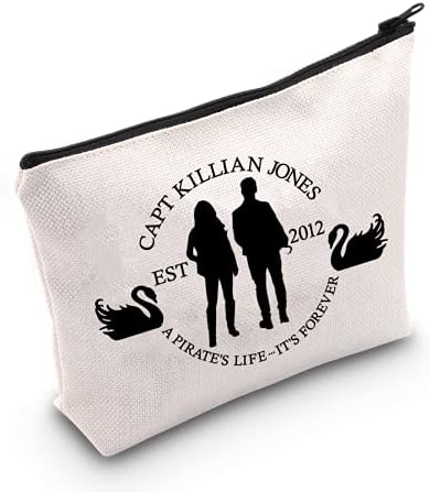 Levlo Swan Capitão TV Show Cosmetic Bag Girl Emma Swan Fã do Presente Capitão Killian Jones A Piratas Vida É Forever Makeup