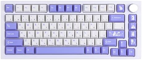 Epomaker Bunny 134 Keys Cherry Perfil PBT Dye Sublimation Chaps Set para teclado de jogos mecânicos, compatível com Cherry Gateron