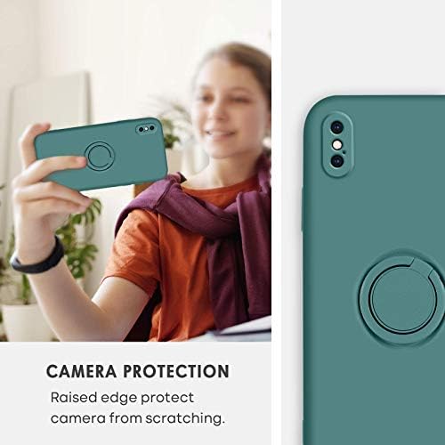 Caixa da Kivicase iPhone XS, capa de telefone para iPhone X/10, protetor protetor de proteção à prova de choque de borracha