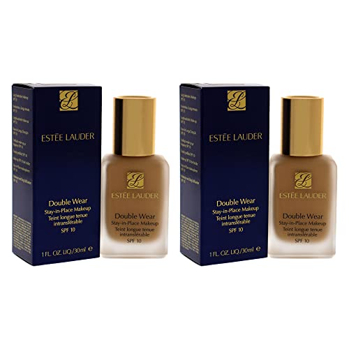 Estee Lauder Double Wear Wear no local Maquiagem SPF 10-2W2 Mulheres de maquiagem 1 oz pacote de 2