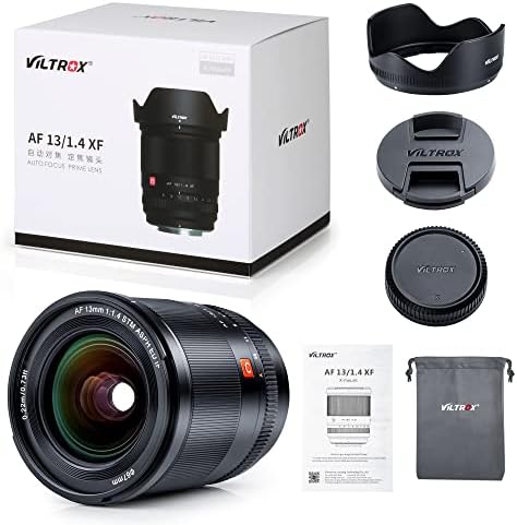 Viltrox af 13m f1.4 lente xf para montagem Fuji-x, lente principal de abertura grande f/1.4 APS-C para câmera Fujifilm X-A5 X-A7