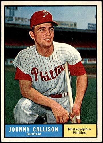1961 Topps # 468 Johnny Callison Philadelphia Phillies NM Phillies