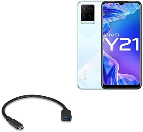 Cabo de onda de caixa compatível com Vivo Y21 - Adaptador de expansão USB, adicione hardware conectado USB ao seu telefone para Vivo Y21