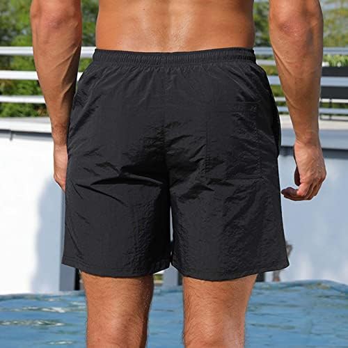 Xxbr shorts de prancha de verão masculinos, troncos de natação de cordão com revestimento, masculino de férias esportivas casuais