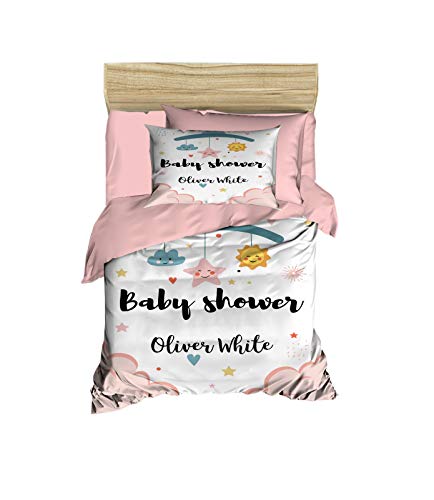 Bedding de bebê algodão Baby Churched Bursery Baby Bed Conjunto, roupas de berço para crianças para meninas, capa de edredão