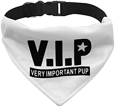 Pup muito importante Pet Bandana Collar - VIP Dog Bandana - colar de cachorro