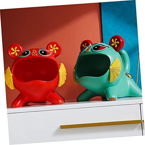 Ornamentos de armazenamento de stobok 1pc home decoração carros stands house presentes painel de carro ornamento chinês estátua decoração titular storage rack de armazenamento adorável desktop decoração de armazenamento de armazenamento boneco