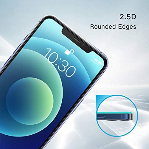 PerfectSight Anti Blue Light Temperado Protetor de tela de vidro compatível com iPhone 12 e iPhone 12 Pro 6,1 polegadas 2020 Lançamento, HD Clear Eye Care Anti -Imprint