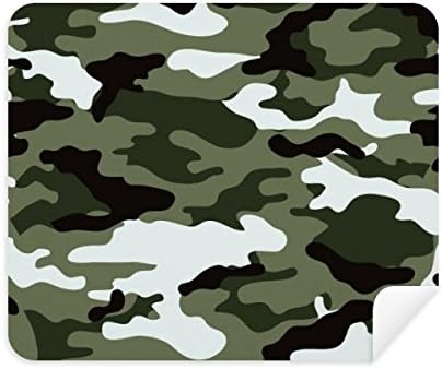 Camuflagem linha de grão de grão de grão limpeza de pano limpador de tela 2pcs camurça tecido