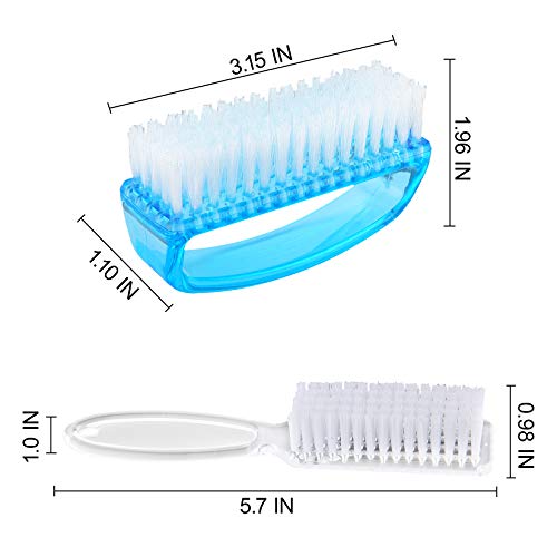 Okf New Version Binch Brush com alça mais prática, escova de unhas fáceis de limpar os dedos dos pés e unhas