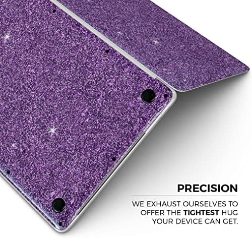 Design Skinz espumante roxo Ultra Metalic Glitter Full Corpo Wrap resistente a Skin-Kit Compatível com MacBook 14 Pro M1
