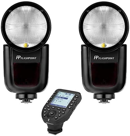Flashpoint 2x zoom li-on x r2 ttl na câmera redonda flash speedlight para panasonic & olympus + flashpoint r2 pro marca ii