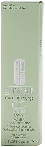 Clinique Hidsure Surge CC Creme Hidratante Corretor de cor Broad Spectrum SPF 30 Luz de cores - Médio 1.4 oz