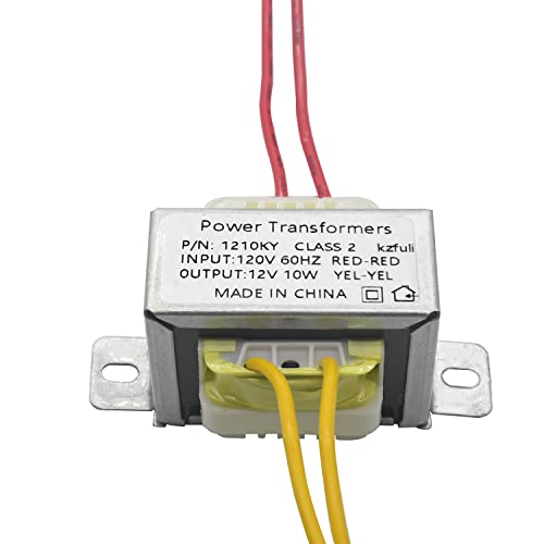 Transformador de potência CA/CA/10W CA/CA, transformador de fase monofásica de 120V/60Hz de entrada, aplicável à lareira elétrica do motorhome, instrumento, pequeno power k-001, tira de luz LED, controle lndustrial, etc.