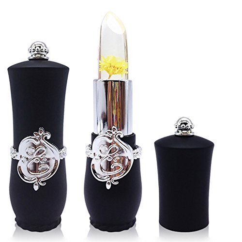 Maquiagem para kits de mulheres negras Lipstick Lip Jelly Magic Color Crystal Flower Temperature Beleza Alterar batom brilhante