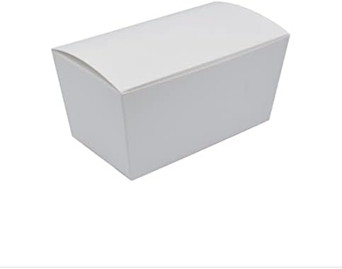 Premium Clay revestido com Kraft Paperboard White Non Window Lock Corner Bakery Box, 9 Comprimento x 5 largura x 4