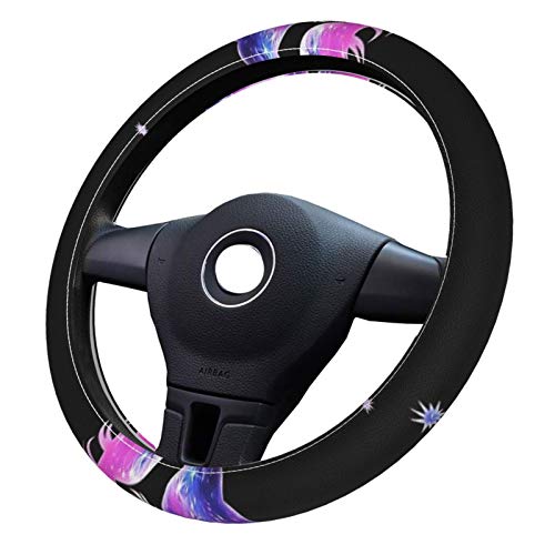 Cosmic Unicorn 3D Pattern Wheel Capa Centro de carro Console Tampa da capa macia Tampa da capa da capa do cinto de segurança Acessórios Universal Tipo Universal