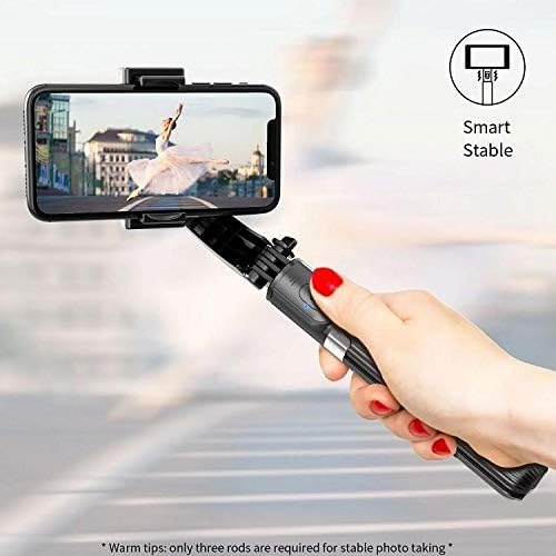 Suporte de ondas de caixa e montagem compatível com vivo v9 - selfiepod de cardan, bastão de selfie stick extensable