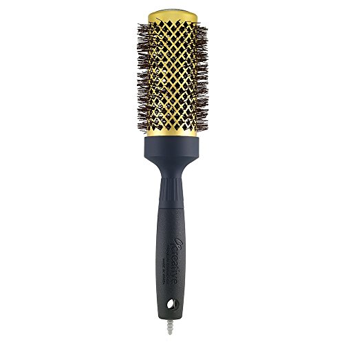 Escova de cabelo criativo Brush de cabelo nano de cerâmica de ouro, CR132-G, 2,5 polegadas