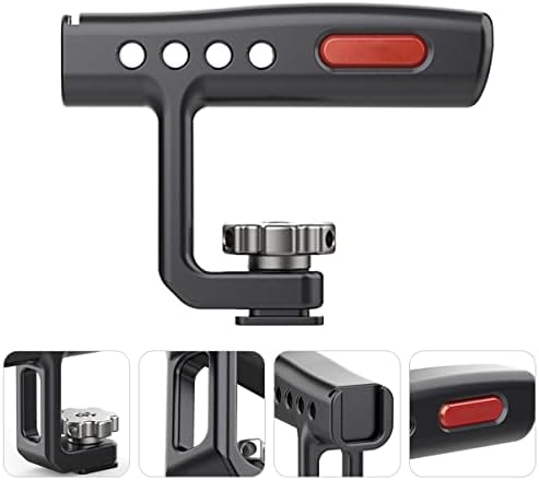 Mobestech GRIP PCS Câmera Câmera de sapato frio Câmera de gaiola de gaiola de câmera de câmera Metal Grip Metal Tops Tops Tops Handle 4