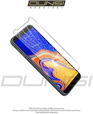 Dunsihui 3 Protetor de tela de embalagem para galáxia J6+ 2018 SM-J610, Anti-arranhão 9H Diosidade Cobertura completa para Galaxy J6+ 2018 Sm-J610 Tempered Glass Protector Film.