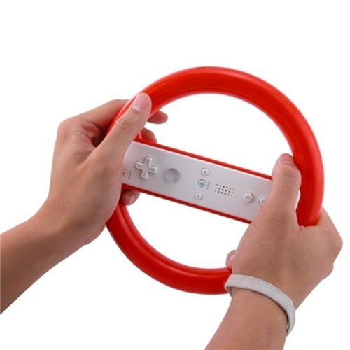 2 rodas de direção para Nintendo Wii Racing Game, Red
