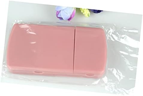 Doitool 3pcs portátil Multifuncional Tablets Pulverbele Medicador Divisor Corte Pílula Rosa Armazenamento com