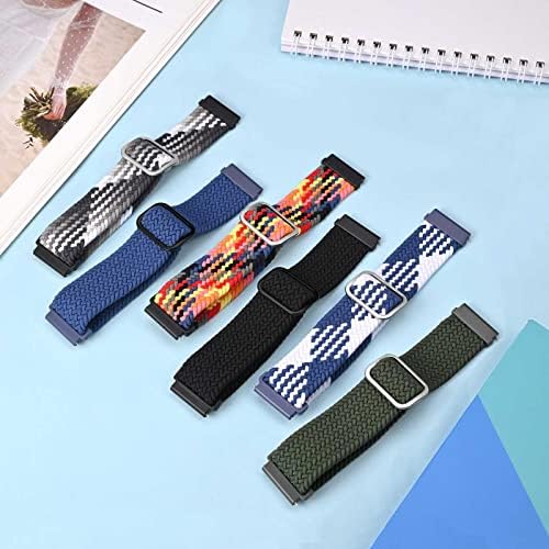 Bandas de relógio de nylon bisonstrop, tiras de loop trançado ajustáveis ​​para homens e mulheres, 16 mm 18mm 19mm 20mm 22mm para