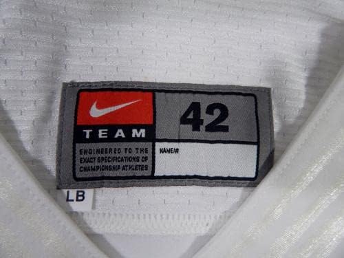Old Dominion Monarchs #42 Jogo emitiu camisa de futebol branco 42 DP45362 - Jerseys de jogo NFL não assinado usada