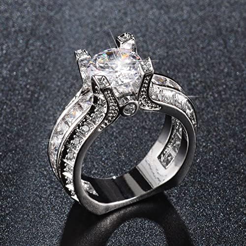 Anel de coração oco, meninos, geometria em forma de grande stromestone anel de diamante anel de roda de diamante shinestone