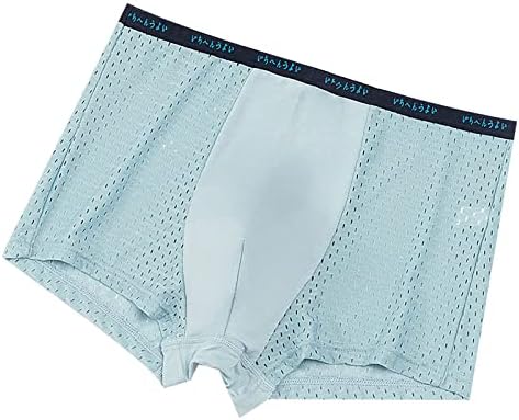 Mens algodão íntima cueca masculina de roupas íntimas massh de algodão suave malha de algodão respirável shorts breves para homens