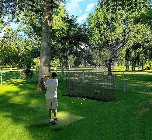 Aneky Golf Sports Practice Barrier Net, bola de golfe atingindo redes, rede de alto impacto de golfe, rede de contenção de golfe Heavey, 10 x 10 pés / 10 x 15 pés / 10 x 20 ft / 15 x 15 pés