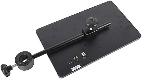 Microscópio Koppace Display Display HDMI HD Interface 11,6 polegadas com hastes de suspensão de 25 mm e 32 mm