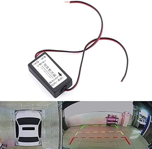 XIANGBINXUAN 12V DC POWER RELA CAPACITOR FILTRO CONECTOR Auto Câmera do carro Filtro para estacionamento Backup de estacionamento