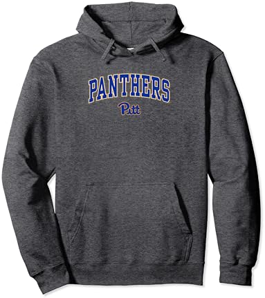 Pittsburgh Panthers arqueie o capuz de pulôver escuro Heather