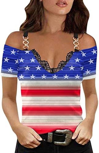 Camisa de zíper feminina outono de verão de manga curta 2023 Voto de pescoço Vis de algodão de renda de renda