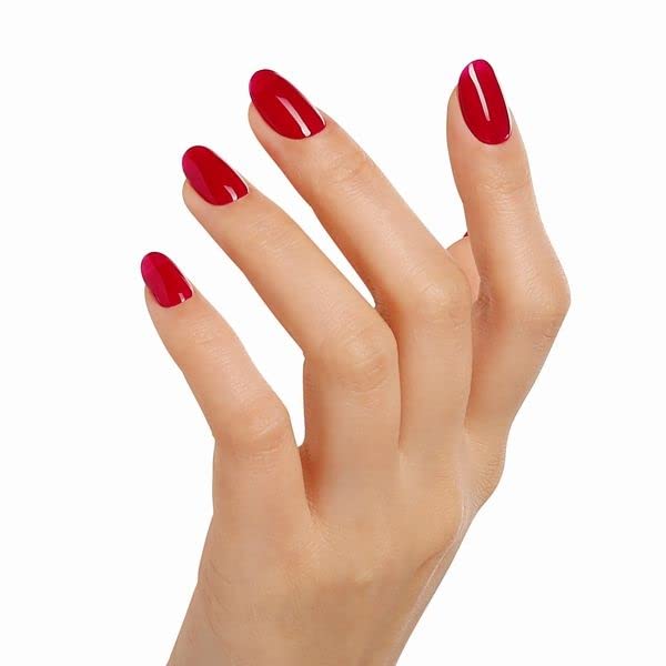 BlueSky Red Gel Gel Polishis Beil Salon Efeito Volho de gel seco rápido curado por unhas lâmpadas para o amante da arte Diy Manicure em casa, charmosa vermelha, 10ml