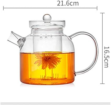 Conjunto de chá de vidro de Chaiodengzi Copo elegante de xícara de chá de consultório resistente ao calor