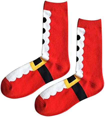 Meias de algodão de Natal de Afeidd para homens ou mulheres Performance casual Pad Sports Leisure Meias quentes Slipper Socks para homens
