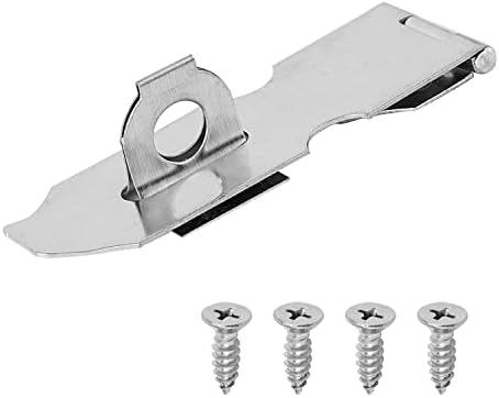 MROMAX HASP FLAPLE BADLOCK TAGLATE, 128 mm de comprimento, mobília de aço inoxidável Porta de armário de aço inoxidável