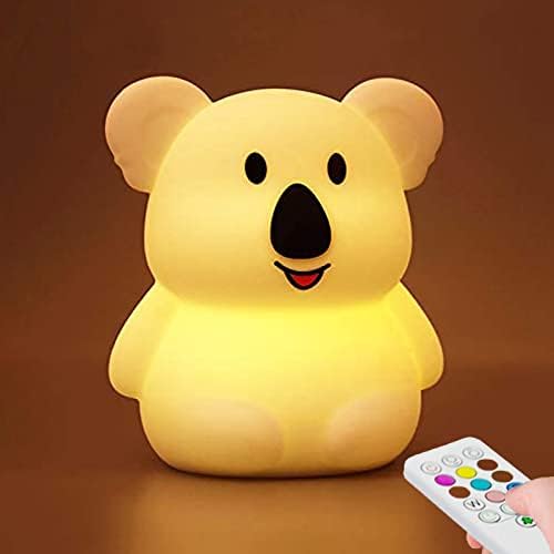 Myston Kids Night Light, Baby ao lado da Luz de Bateria de Lâmpada Luz recarregável, LED LUMPE DE SILICONE LED LUMPELA DE COM