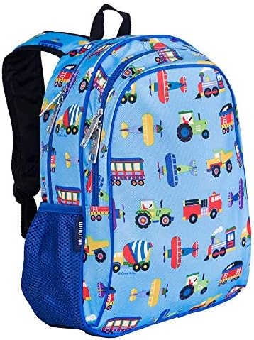 Mochila Kids Wildkin de 15 polegadas para meninos e meninas, perfeita para o ensino fundamental, mochila para crianças apresenta traseiro acolchoado e tira ajustável, ideal para mochilas escolares e de viagem
