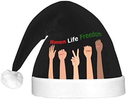 Chapéu de Natal da Life Freedom Women Women Life com LED LED Light ROVA ADULTA PANTA PAINT para decorações de festas de férias