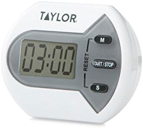 Taylor Digital Timer conta para cima e para baixo para a escola, aprendizado, projetos e tarefas de cozinha