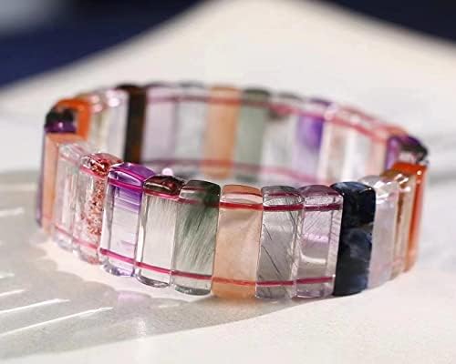 Boutique Natural Super Seven Duobao Hand Brand, lindos cores, sistema de cores luminoso e transparente de cristal