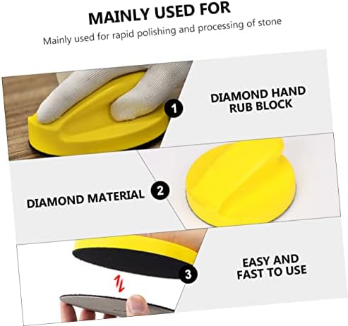 Diamool 1 conjunto Diamante Mão Bobes de Buffing Para Drill Ferramentas de Mão Polishing Polishing Manual de Roda