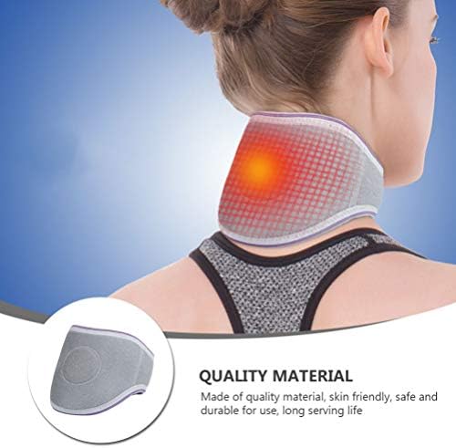 Cura do pescoço unissex de pescoço terapia magnética embrulhando auto -aquecimento