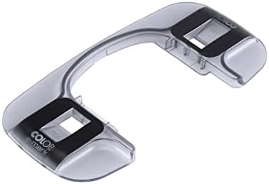 Guia de impressão de fita de dispositivo de marcação digital de colheres E-Mark, 2 guias/pacote, cinza transparente