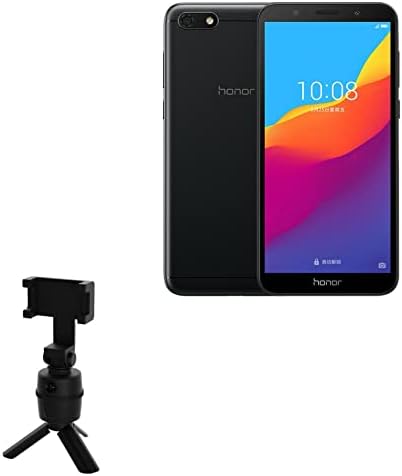 Suporte de ondas de caixa e montagem compatível com honra 7s - suporte de selfie pivottrack, rastreamento facial mount stand stand for Honor 7s - jet preto